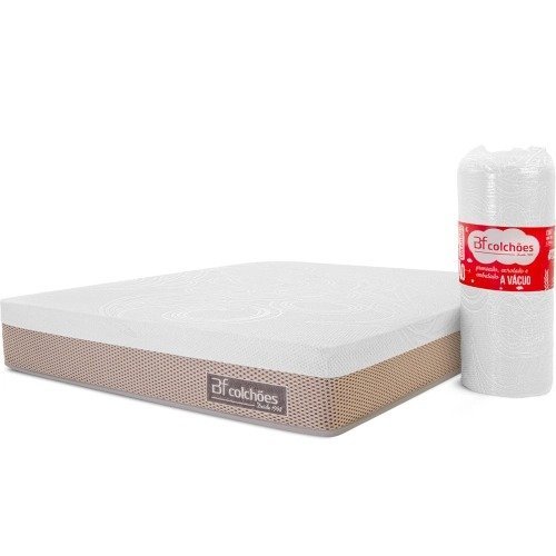 Colchão Queen Ortopédico Firme a Vácuo Premium Original - bf Colchões