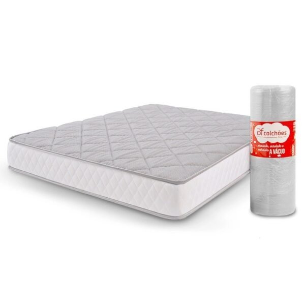Colchão Queen Espuma D33 A Vácuo Ortopédica Certificada 158x198x17cm - bf Colchões