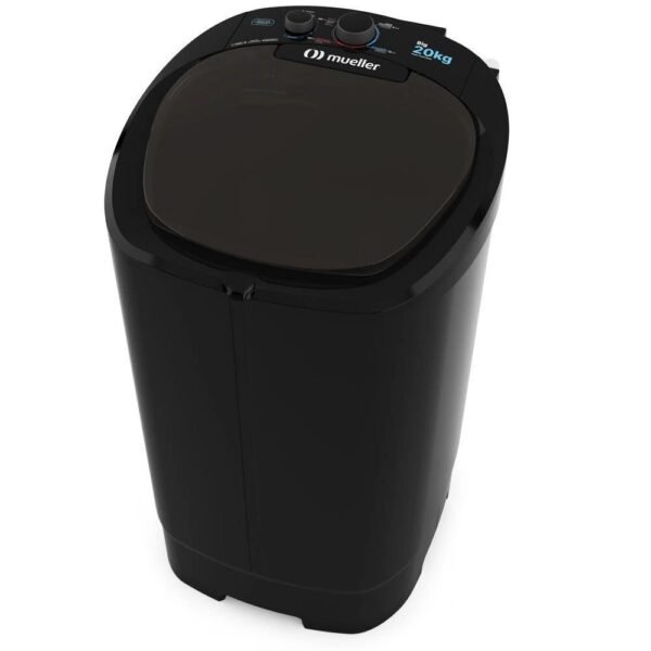 Tanquinho/Máquina de lavar roupa Semiautomática Big 20kg Preta